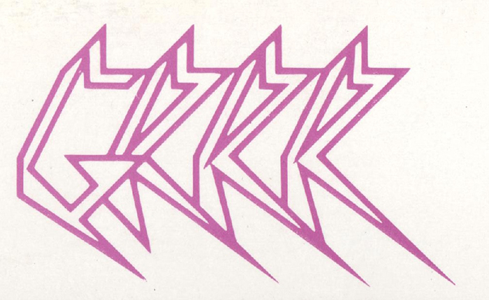 Logotipo de la exposición Grrr… Carlos Zerpa en el Museo de Bellas Artes, Caracas, 1985. Diseño: Carlos Zerpa