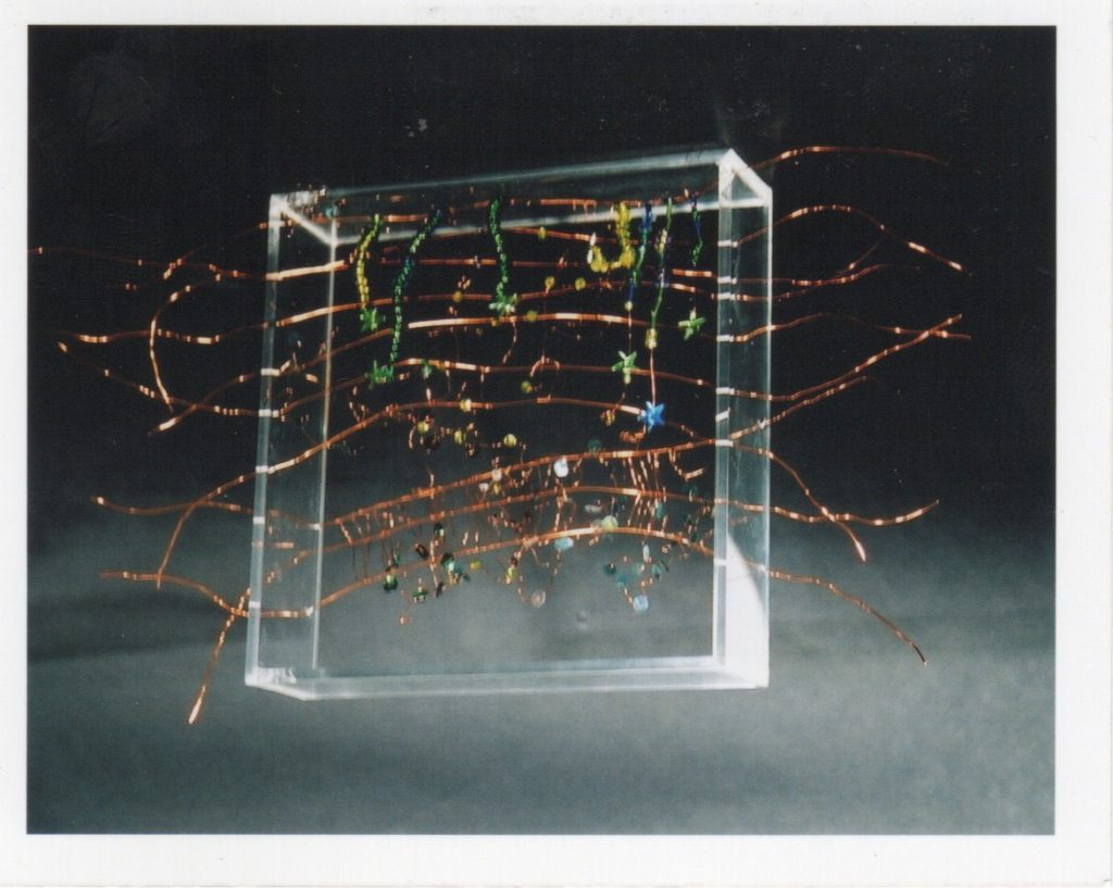 Lamis Feldman, Serie Escrituras entretejidas, 2002. Fotografías de Charlie Riera y Reinaldo Armas