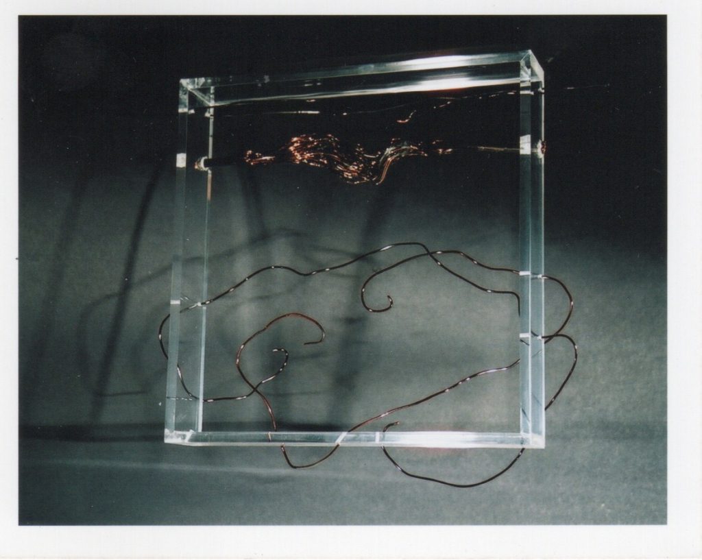 Lamis Feldman, Serie Escrituras entretejidas, 2002. Fotografías de Charlie Riera y Reinaldo Armas