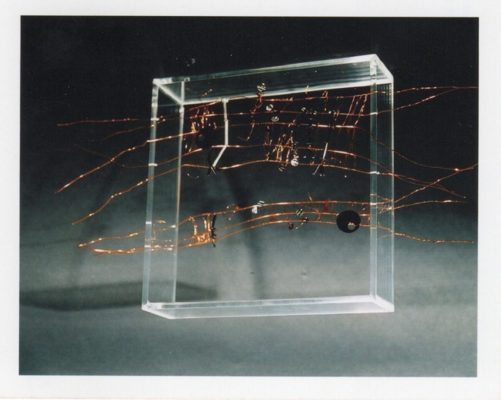 Lamis Feldman, Serie Escrituras entretejidas, 2002. Fotografías de Charlie Riera y Reinaldo Armas