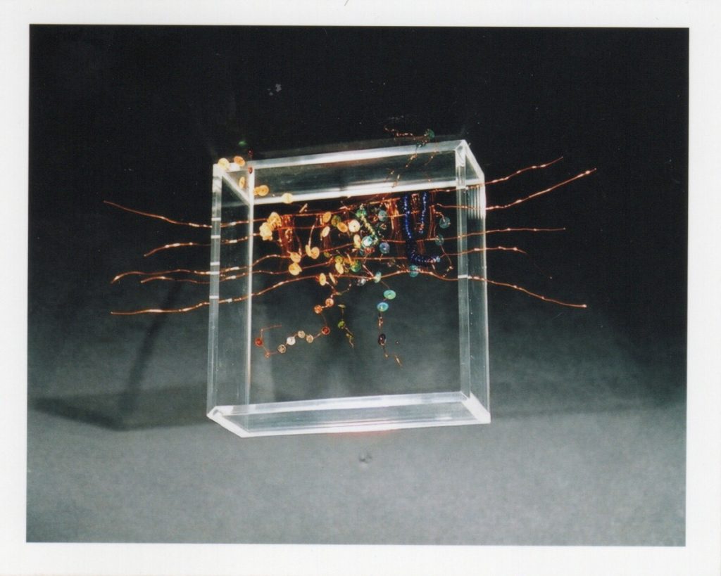 Lamis Feldman, Serie Escrituras entretejidas, 2002. Fotografías de Charlie Riera y Reinaldo Armas