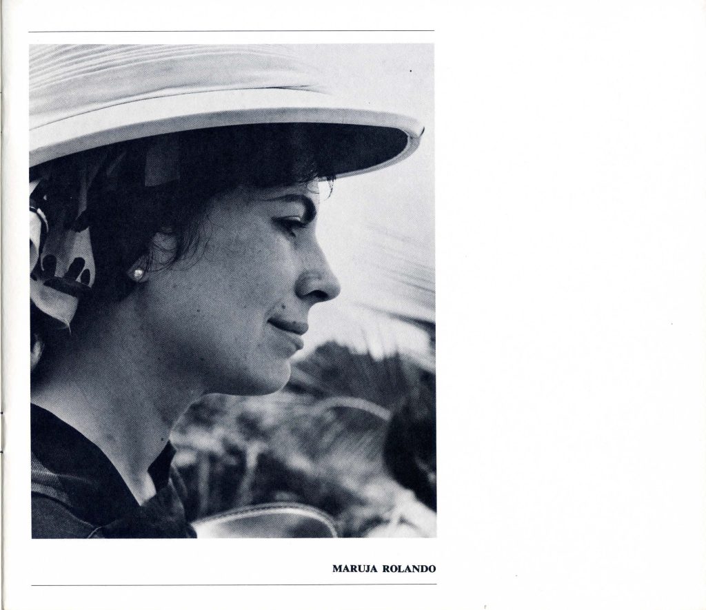 Maruja Rolando, 1923-1970. Obra gráfica. Caracas, TAGA [Taller de Artistas Gráficos Asociados], 1980, [p. 2].