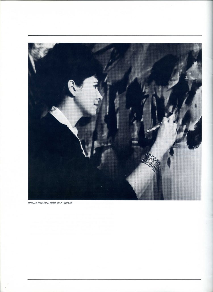 Exposición Homenaje a Maruja Rolando [catálogo], Museo de Arte La Rinconada, Caracas, 1984