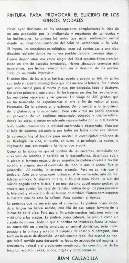 Maruja Rolando J. M. Cruxent, [catálogo], Centro de Bellas Artes y Letras, Maracaibo, 1961