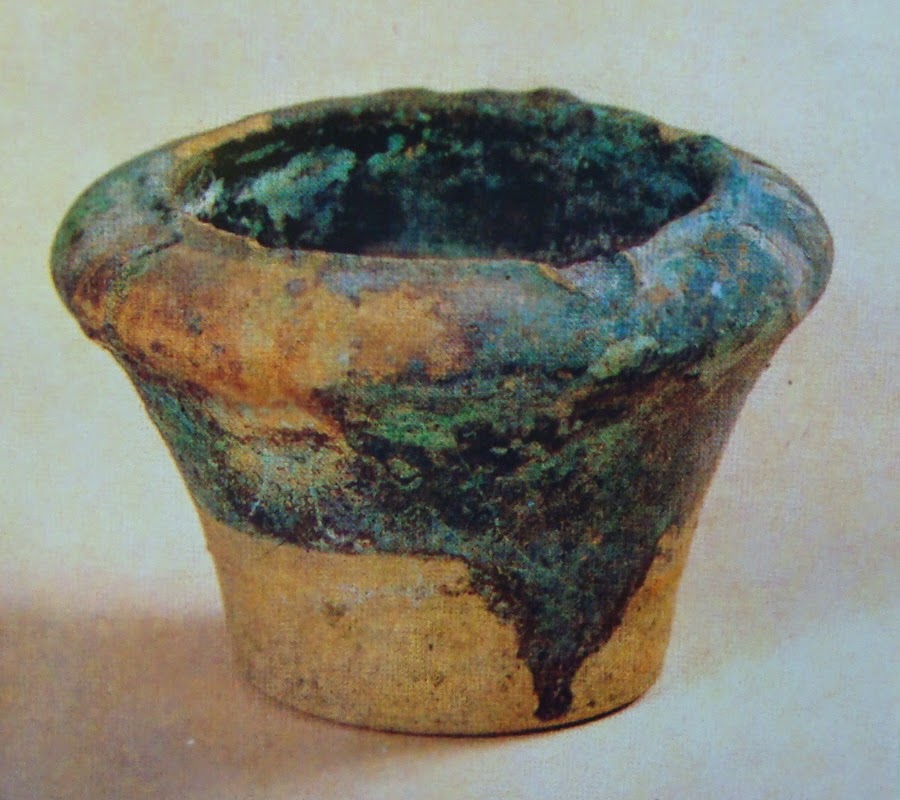 Utensilios domésticos cerámicos de Nueva Cádiz. Tomado de: https://museonuevacadizne.blogspot.com/2015/04/nueva-cadiz-como-eran-los-utensilios-de.html
