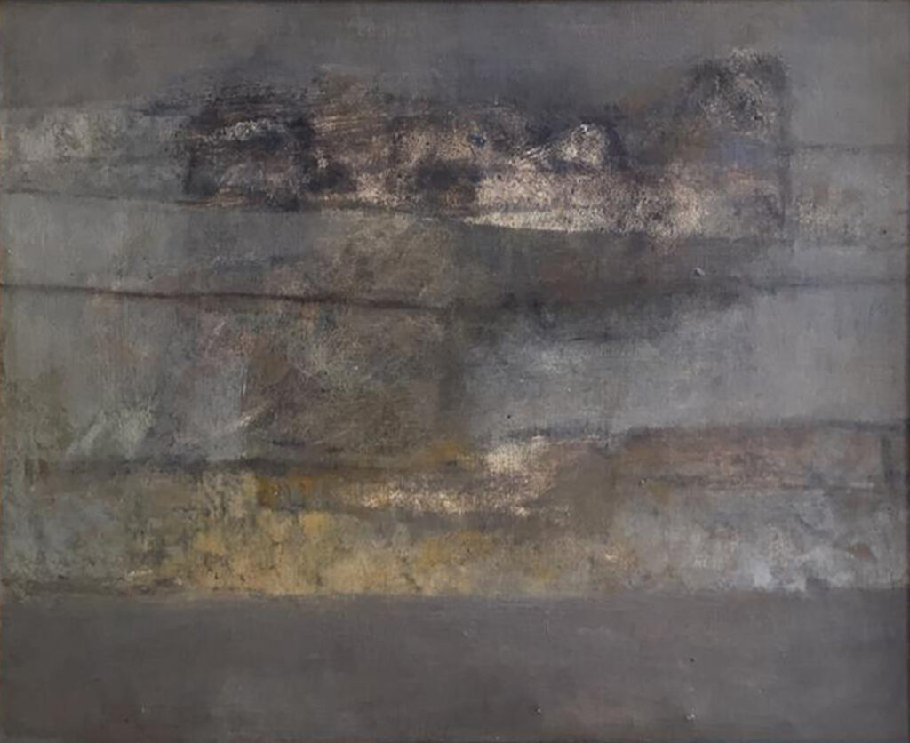 Maruja Rolando. Sin título, sin fecha. Óleo sobre tela. 36 x 45 cm