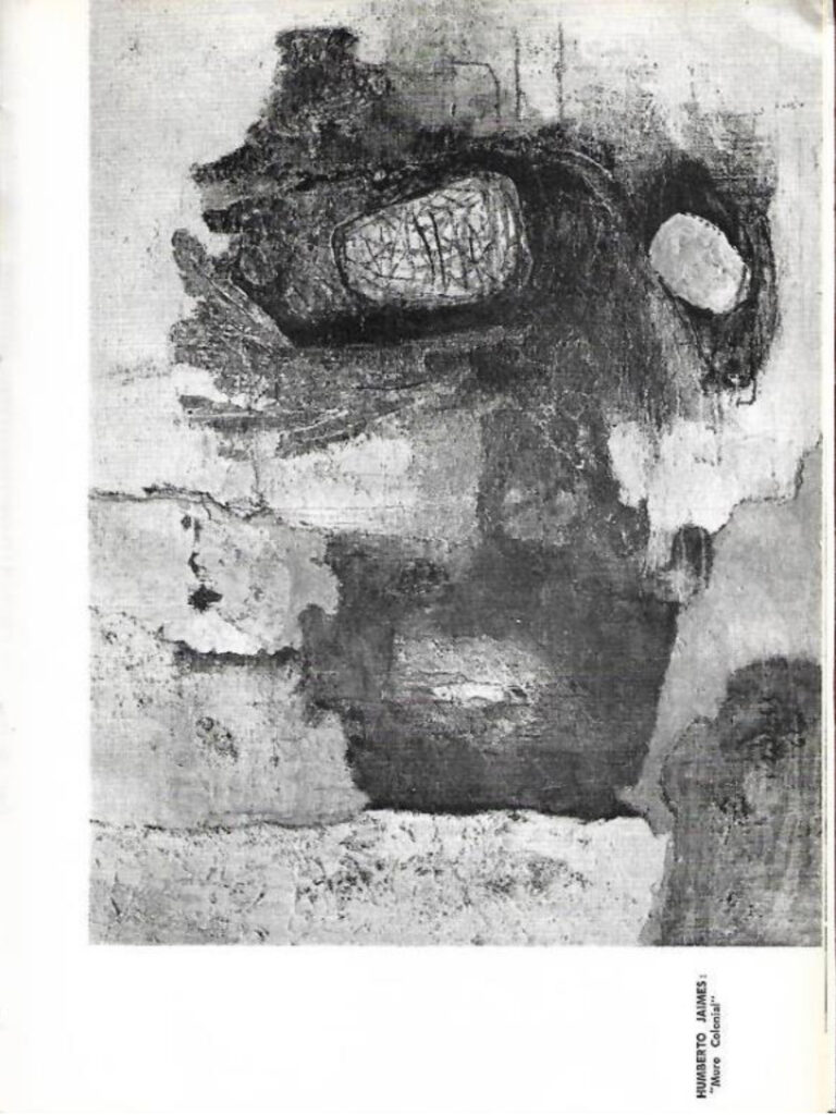 Pintura contemporánea venezolana [catálogo], Museo de Arte Moderno de Bogotá, Bogotá, 1963. Imágenes de catálogo extraídas de: MENDIETA, Alexandra, “Coleccionismo público de arte moderno en Colombia (1948- 1965): los casos del Museo Nacional y el Museo de Arte Moderno de Bogotá” (tesis doctoral, Universidad Autónoma de Madrid, 2018), p. 243. Tomado de: https://repositorio.uam.es/entities/publication/d7da2b33-f0a4-4789-9aae-f0a40a4edfd6