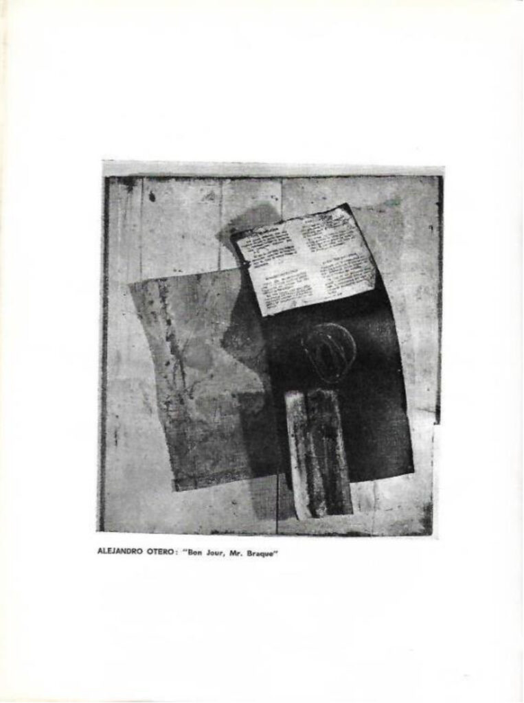 Pintura contemporánea venezolana [catálogo], Museo de Arte Moderno de Bogotá, Bogotá, 1963. Imágenes de catálogo extraídas de: MENDIETA, Alexandra, “Coleccionismo público de arte moderno en Colombia (1948- 1965): los casos del Museo Nacional y el Museo de Arte Moderno de Bogotá” (tesis doctoral, Universidad Autónoma de Madrid, 2018), p. 243. Tomado de: https://repositorio.uam.es/entities/publication/d7da2b33-f0a4-4789-9aae-f0a40a4edfd6