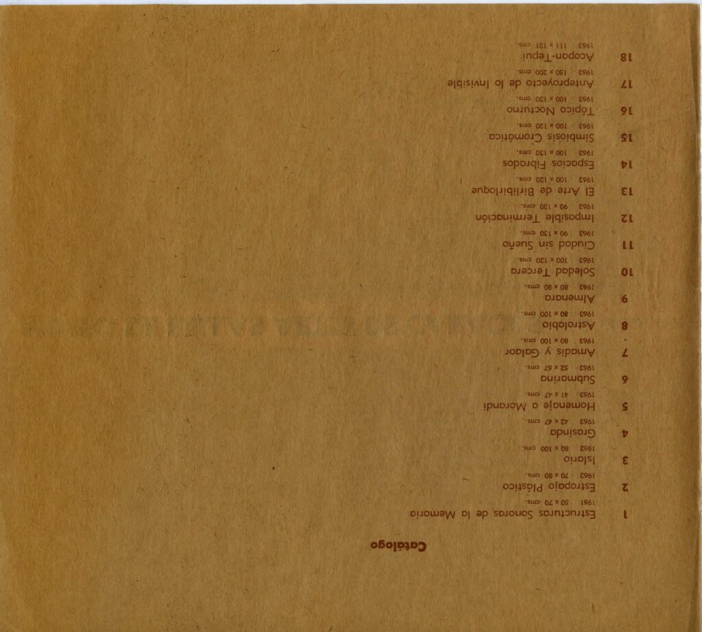 Maruja Rolando [catálogo], Museo de Bellas Artes de Caracas, Caracas, 1963.