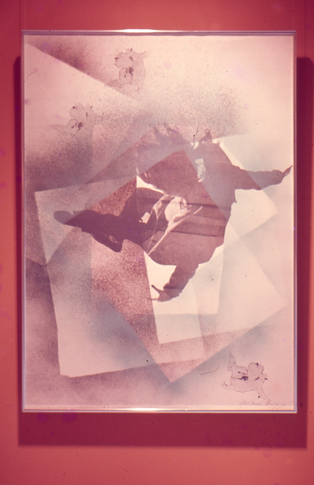 Ana María Mazzei. Obra sin identificar, circa 1974, parte de su primera exposición individual Secuencias en la galería Estudio Actual, Caracas (1974)