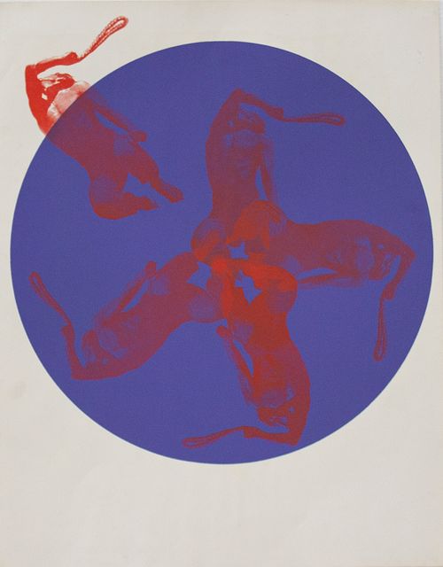 Ana María Mazzei. Sin título, 1970. Serigrafía sobre papel. 73 x 58 cm