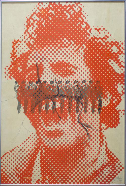 Ana María Mazzei. Sin título, 1974. Serigrafía sobre papel. 101 x 71 cm