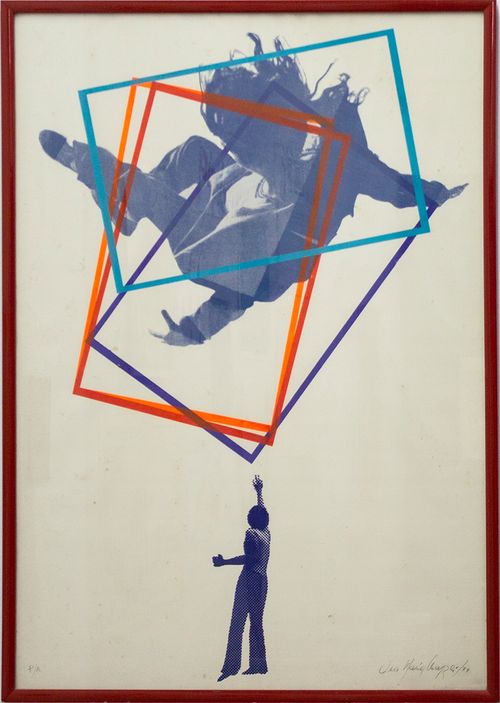 Ana María Mazzei. Sin título, 1974. Serigrafía sobre papel. 103 x 73 cm