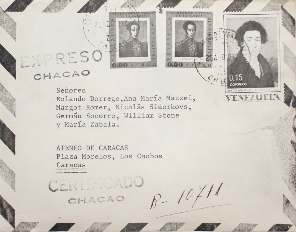 Para contribuir a la confusión general [afiche-folleto]. Caracas, Ateneo de Caracas, 1972, anverso.